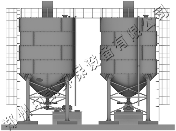 內(nèi)蒙古150m3石灰加藥系統(tǒng)