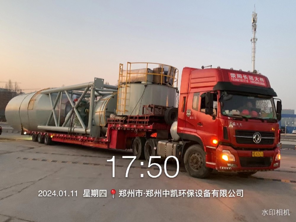 廣東省江門市100m3石灰料倉發(fā)貨
